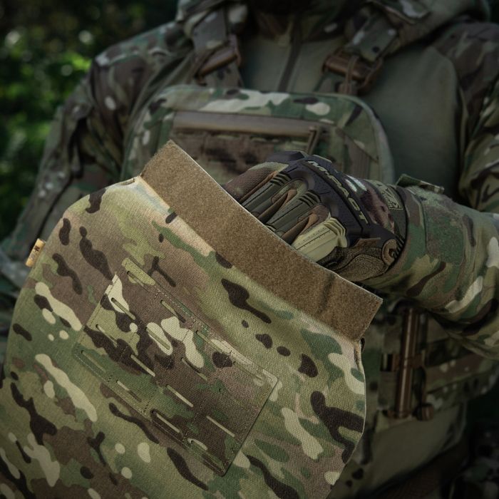 M-Tac фартух протиуламковий з балістичним пакетом 2 клас (BRONYX) Laser Cut XL Multicam