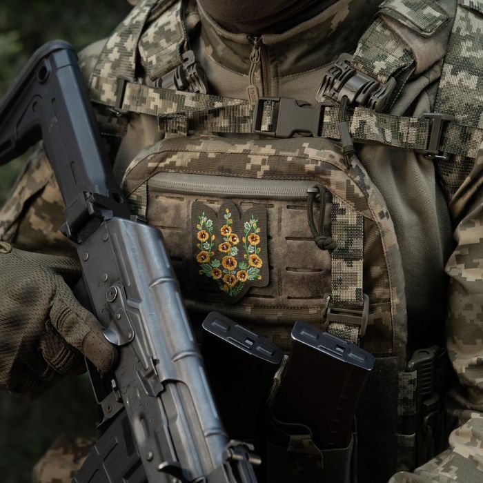 M-Tac нашивка Тризуб Мальви (вишивка) Ranger Green