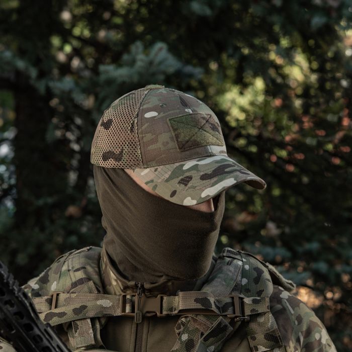 M-Tac бейсболка тактична з сіткою Азов NYCO Extreme Multicam