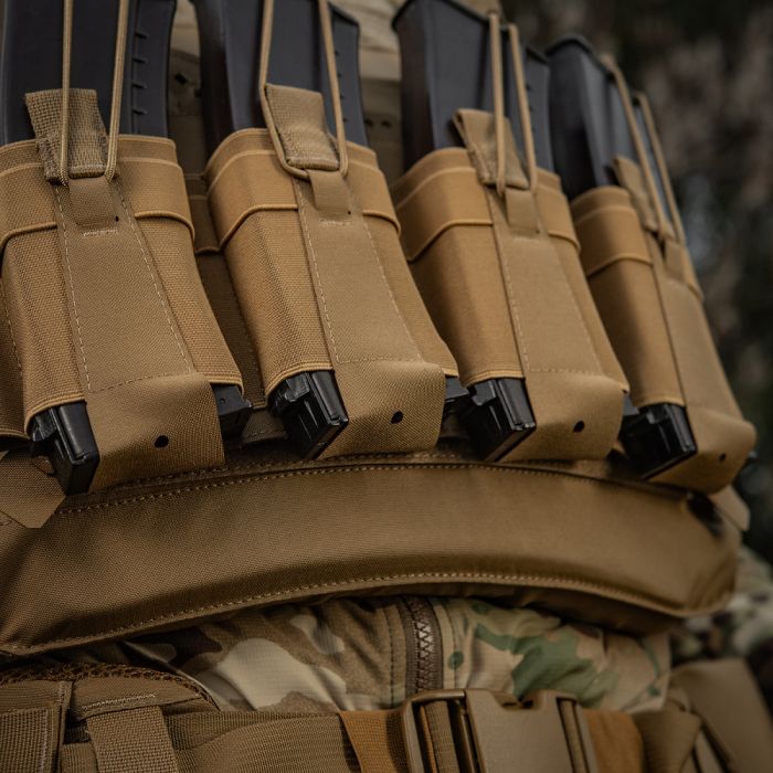 M-Tac передня панель для чохла бронежилета Sturm на 4 магазина Coyote