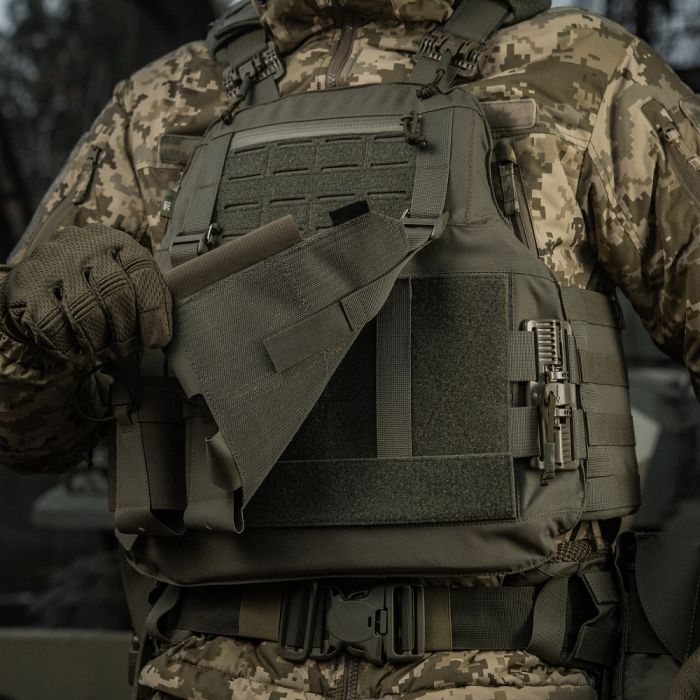 M-Tac передня панель для чохла бронежилета Sturm на 4 магазина Ranger Green