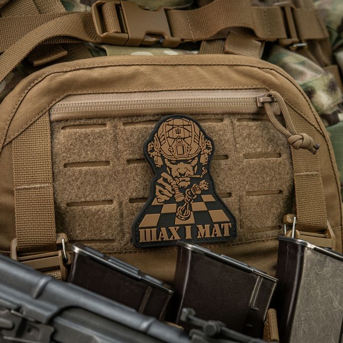 M-Tac нашивка Шах і Мат Black/Coyote