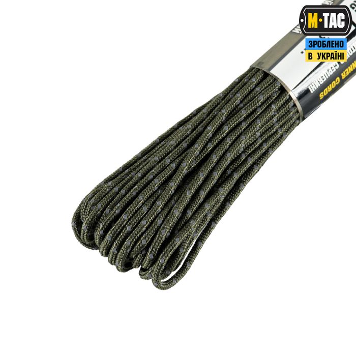 M-Tac паракорд Minicord Mil-Spec 15m Ranger Green Reflective