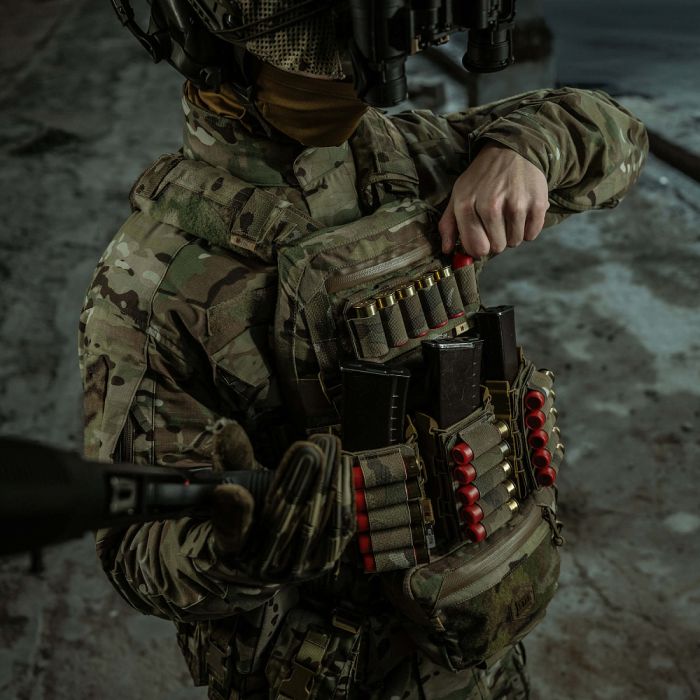 M-Tac підсумок для набоїв 12 калібру горизонтальний Laser Cut Multicam