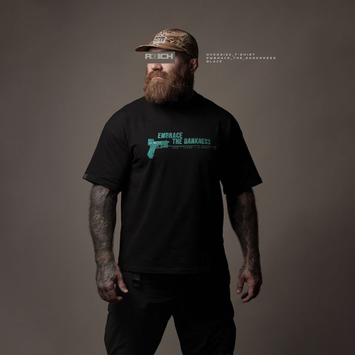 R3ICH футболка Embrace for darkness Black