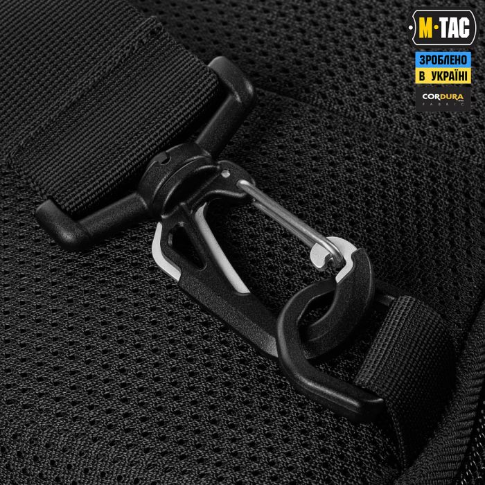 M-Tac сумка Admin Bag Medium Elite з липучкою Black