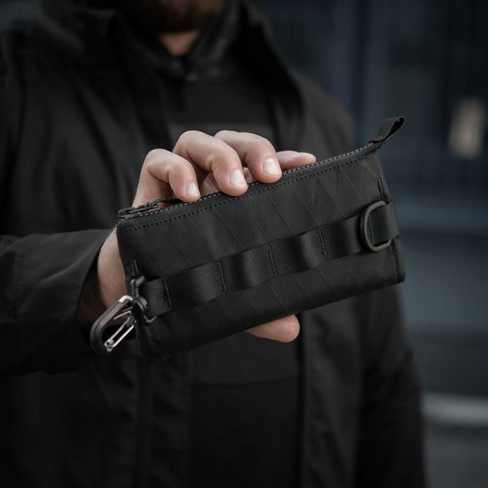 M-Tac гаманець горизонтальний з карабіном X-Pac Elite Black
