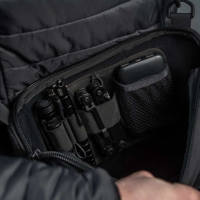 M-Tac сумка Admin Bag Large Elite з липучкою Black