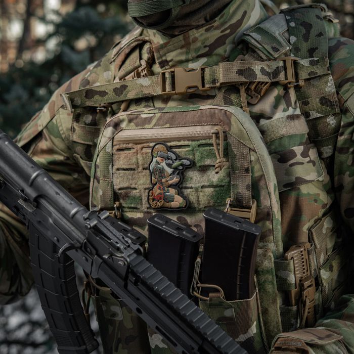 M-Tac нашивка Tactical girl №6 PVC Якудза V2
