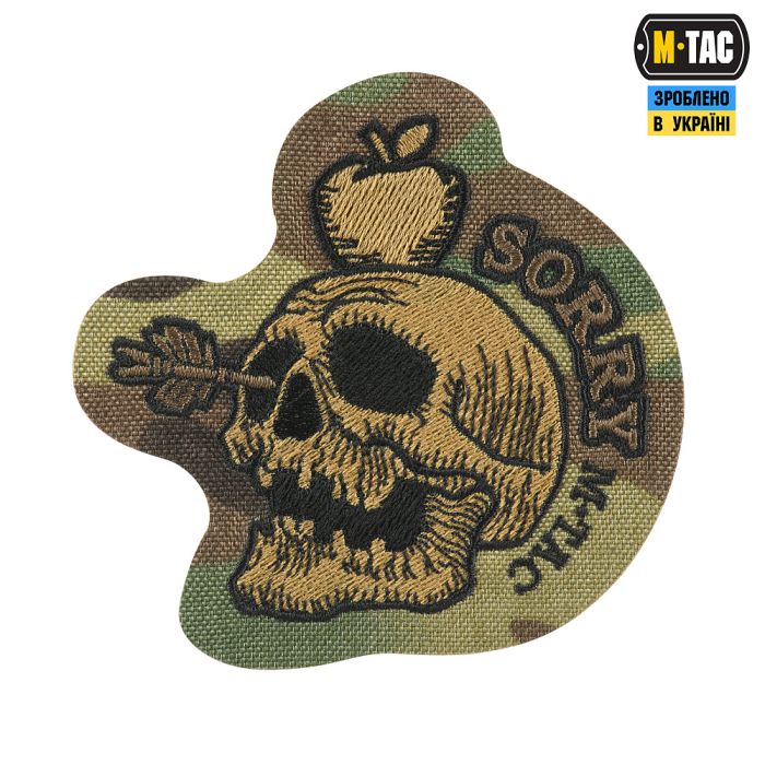 M-Tac нашивка SORRY (вишивка) Multicam/Coyote