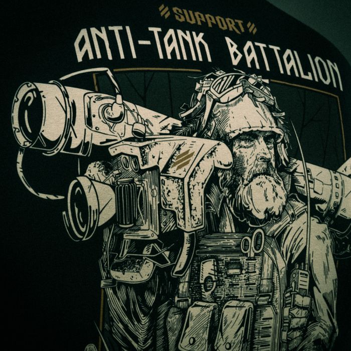 M-Tac футболка Anti-tank Battalion Black