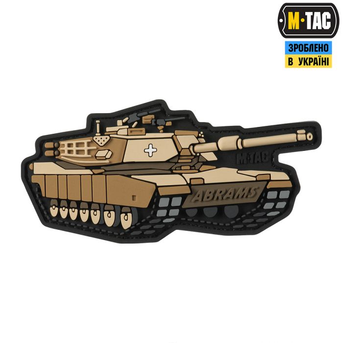 M-Tac нашивка ABRAMS (PVC) coyote