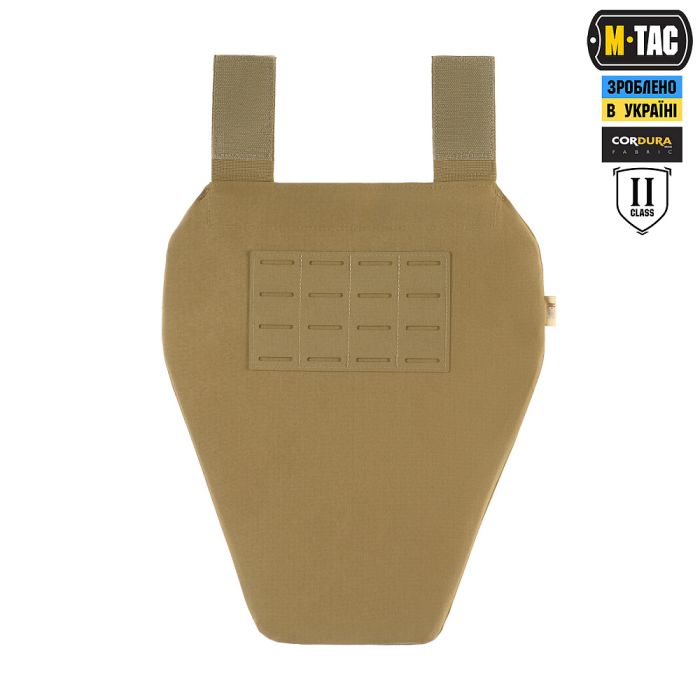 M-Tac фартух протиуламковий з балістичним пакетом 2 клас Laser Cut XL Coyote