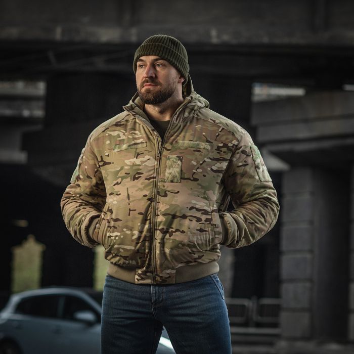 M-Tac куртка MA-1 Hooded Military Primaloft MC