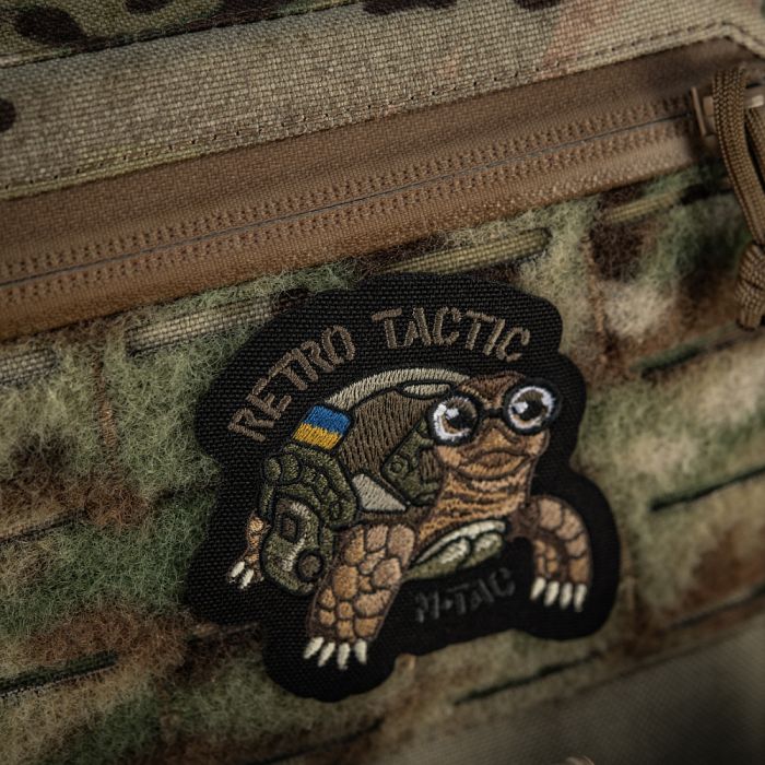 M-Tac нашивка Retro Tactic (вишивка) Black