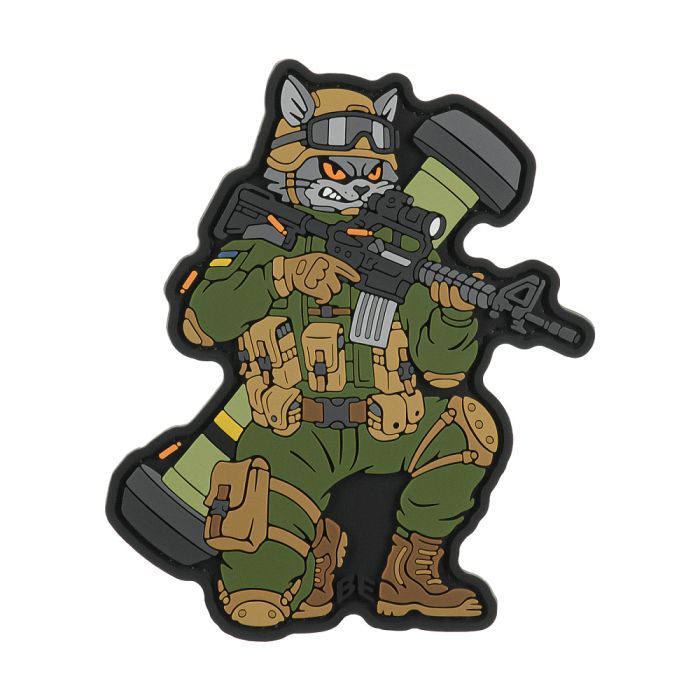 Brand Element нашивка Кіт з базукою PVC