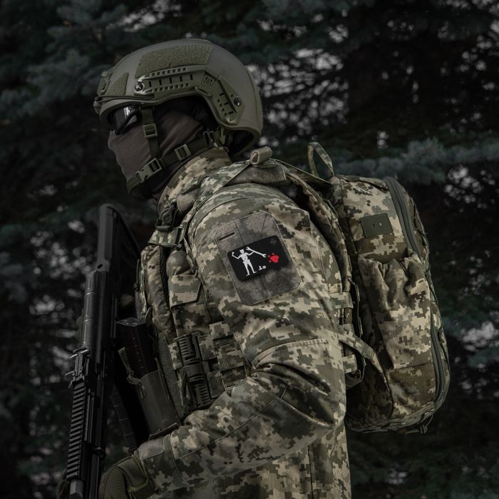 M-Tac нашивка прапор Чорна Борода Механік Black