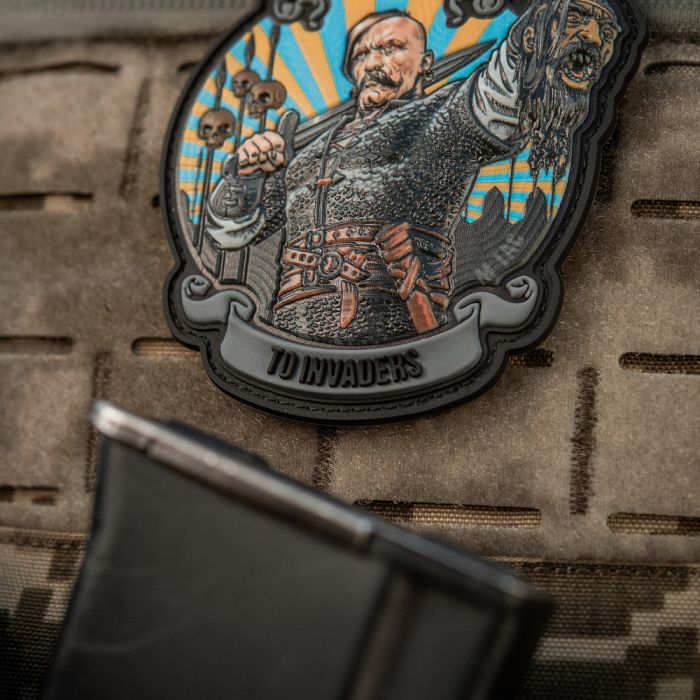 M-Tac нашивка Zero Tolerance PVC Grey