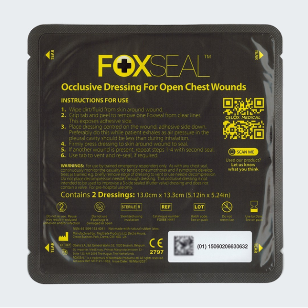 Celox Foxseal оклюзійна наліпка (без клапану)