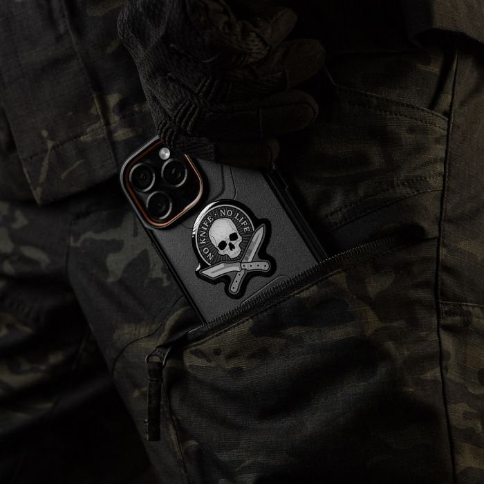 M-Tac наклейка об'ємна No Knife - No Life