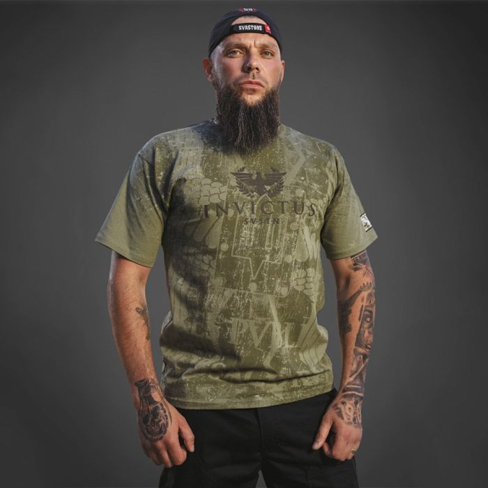 SvaStone футболка Invictus olive T-form