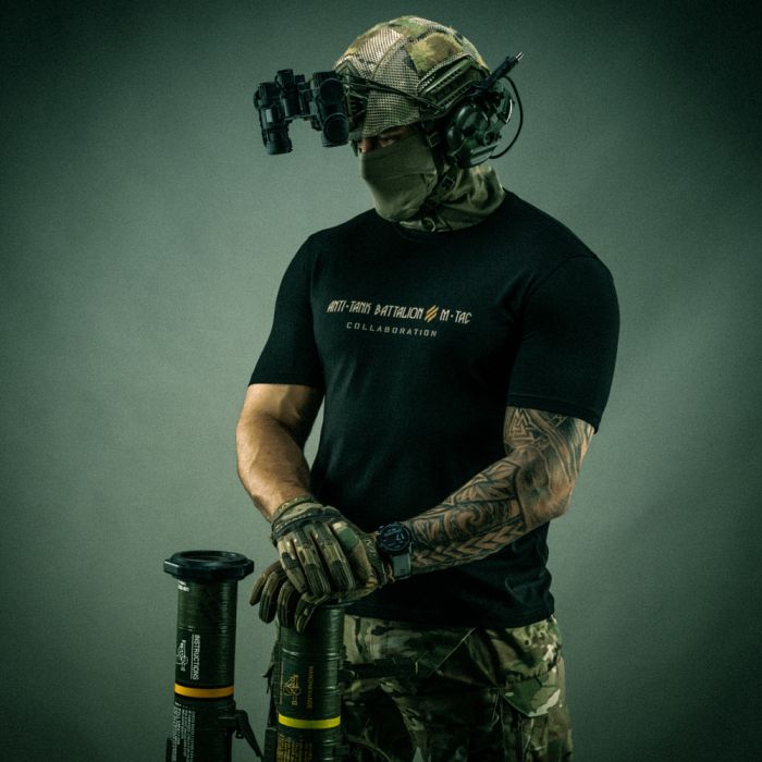 M-Tac футболка Anti-tank Battalion Black