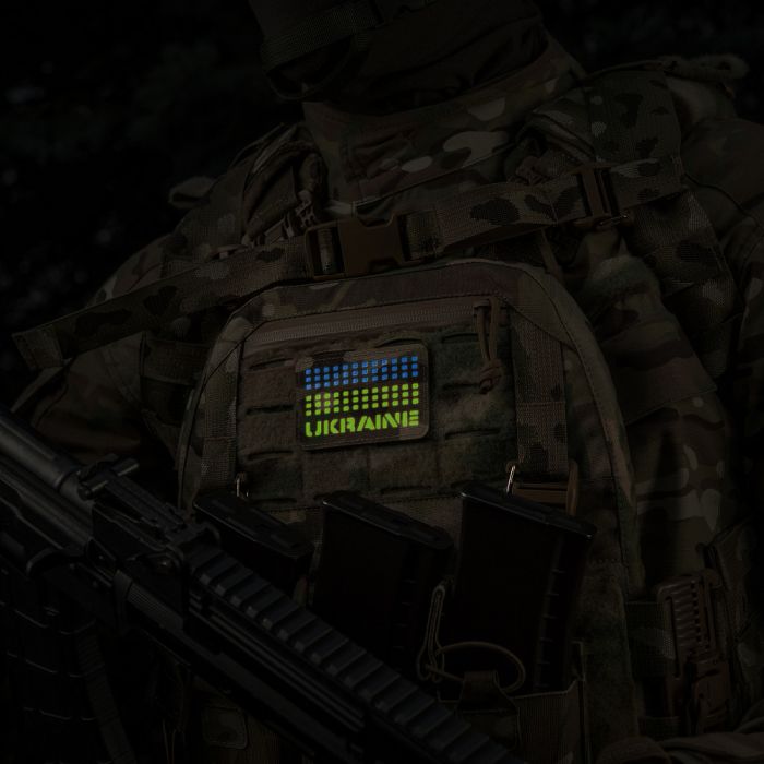 M-Tac нашивка Ukraine Laser Cut Multicam/Yellow/Blue/GID