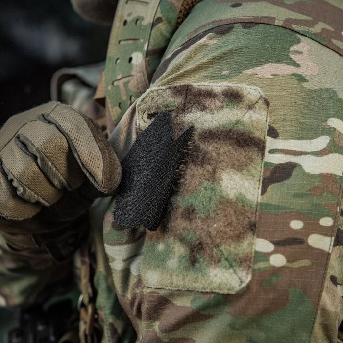 M-Tac нашивка Тризуб калина (вишивка) Black