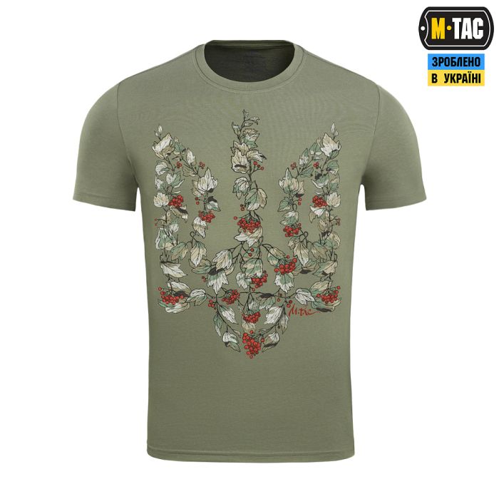 M-Tac футболка Тризуб калина camo Light Olive