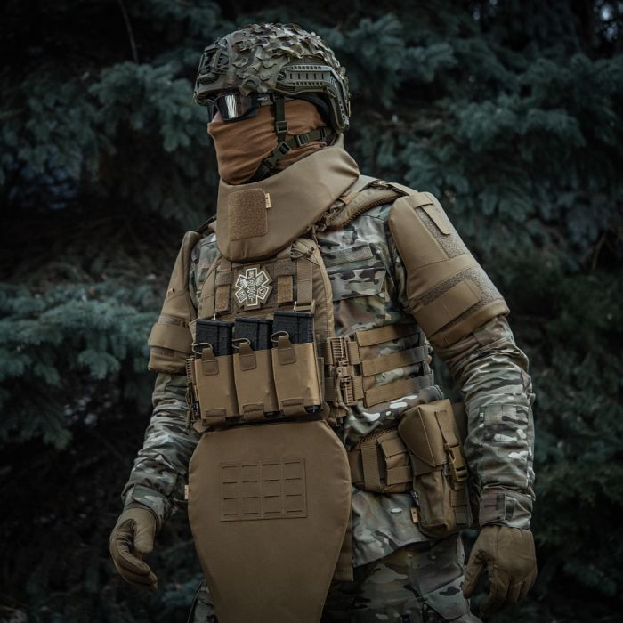 M-Tac нашивка Paramedic (вишивка) Coyote