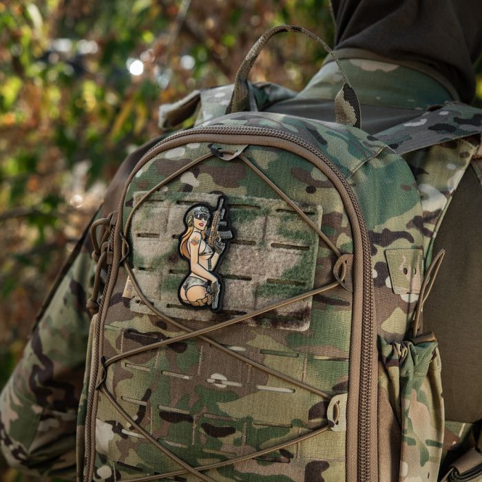 M-Tac нашивка Tactical girl №4 PVC MC
