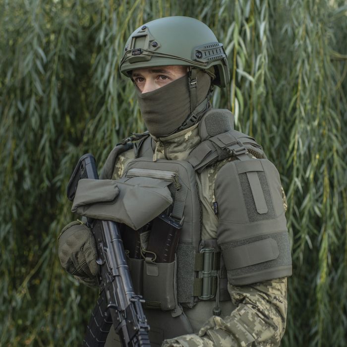M-Tac Горжет з балістичними пакетами 1 клас захисту Elite Gen.II Ranger Green