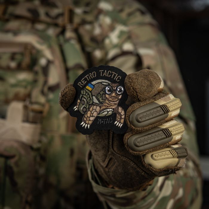 M-Tac нашивка Retro Tactic (вишивка) Black