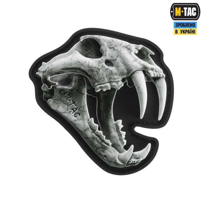 M-Tac нашивка Old Tiger full color білий