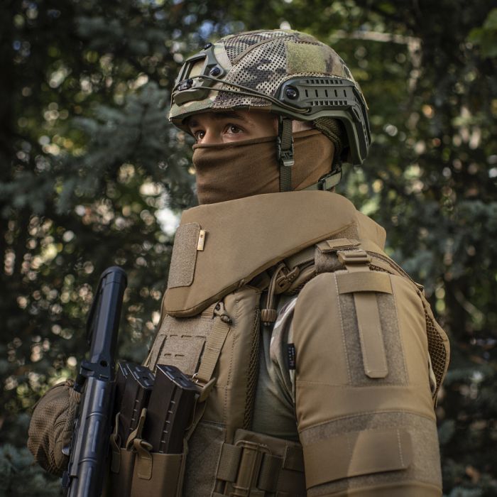 M-Tac Горжет з балістичними пакетами 1 клас захисту Elite Gen.II Coyote