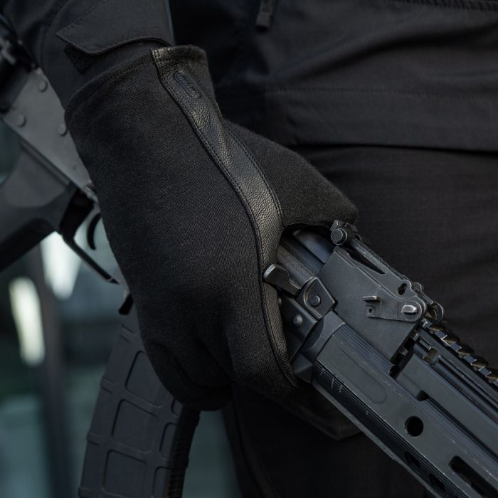 M-Tac рукавички Nomex Sport Leather Black