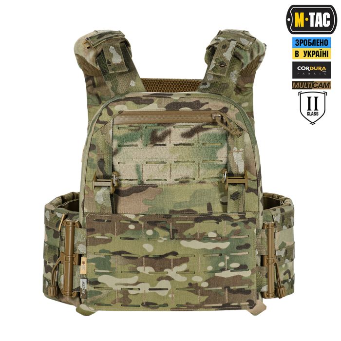 M-Tac плитоноска Cuirass Elite Gen.II 2 клас захисту (розмір плити M) Multicam