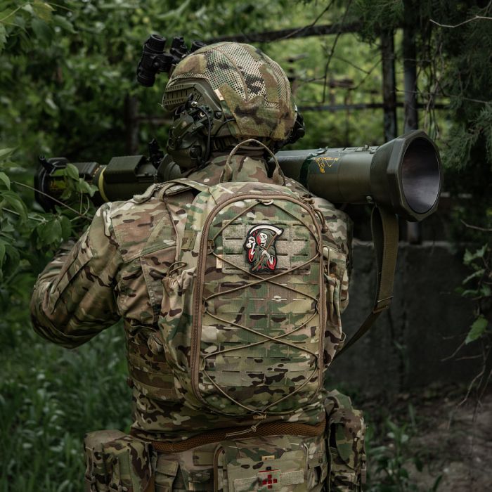 M-Tac нашивка Time PVC Black/Olive