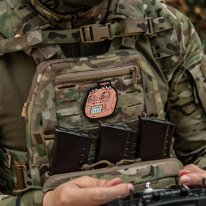 M-Tac нашивка пульт FPV рожевий (PVC)