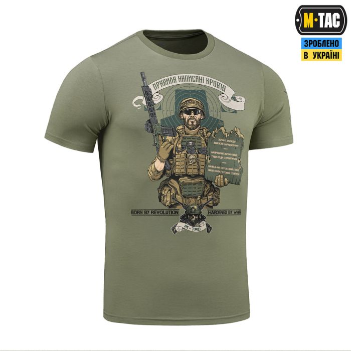 M-Tac футболка Заповіді стрільця Light Olive