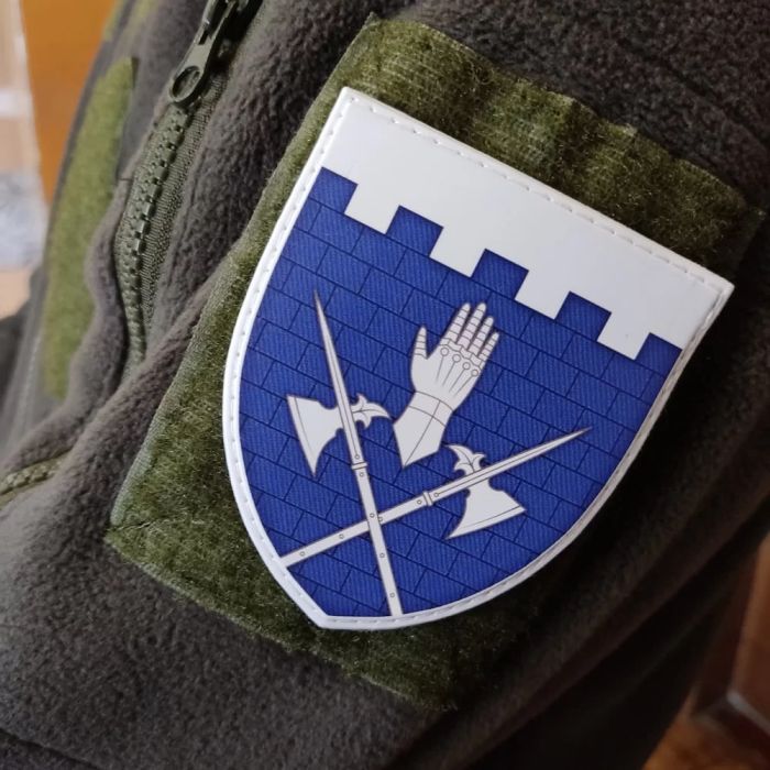 Шеврон ПВХ ЗСУ 101 окрема бригада охорони Генерального Штабу імені генерал-полковника Геннадія Воробйова