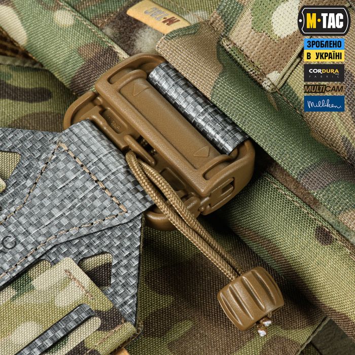 M-Tac плитоноска Cuirass Tiger FAST Elite (розмір плити М) Multicam
