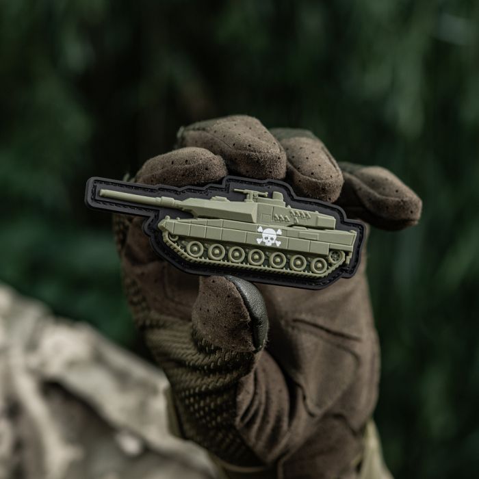 Нашивка Танк череп