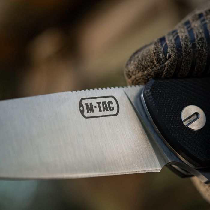 M-Tac ніж складаний Type 11 Black/Steel