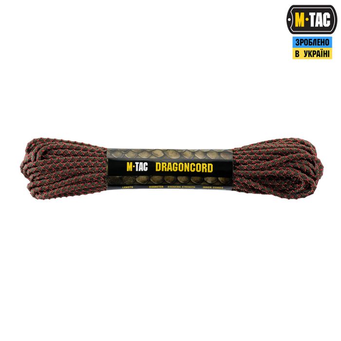 M-Tac паракорд Dragon Cord 15m Ranger Green/Maroon