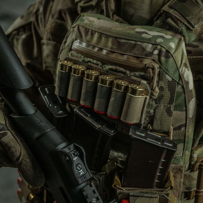 M-Tac підсумок для набоїв 12 калібру горизонтальний Laser Cut Multicam