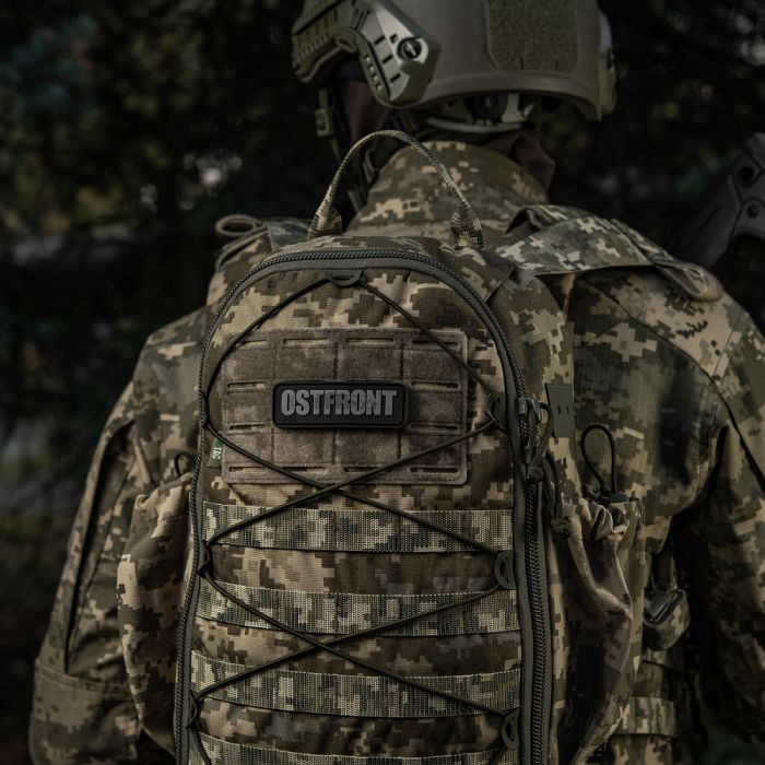 M-Tac нашивка Ostfront Black/Grey