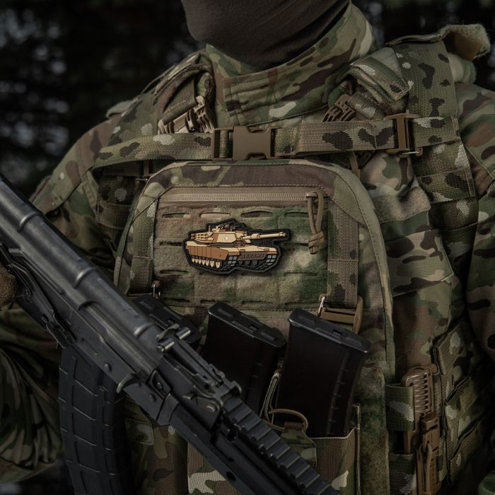 M-Tac нашивка ABRAMS (PVC) coyote