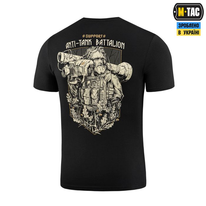 M-Tac футболка Anti-tank Battalion Black