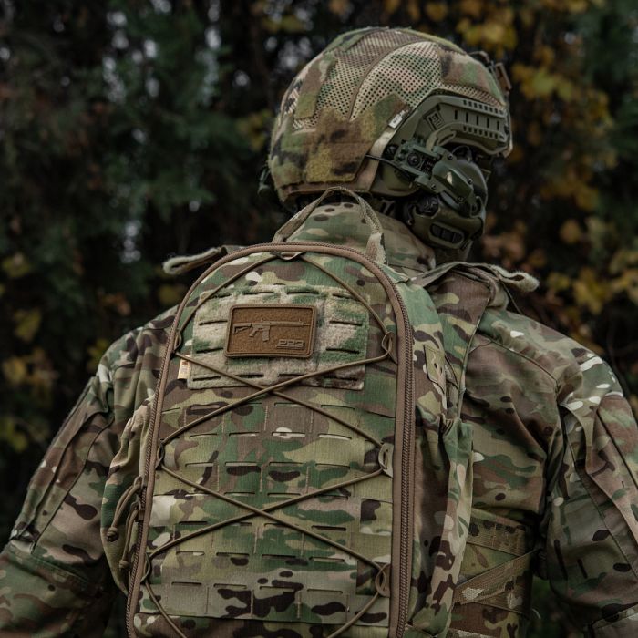 M-Tac нашивка AR-15 Velcro/PVC Coyote